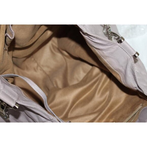 BE&D "Bowery" Hobo-Style Satchel in Lavender Grey - Excellent Condition - Picture 10 of 12